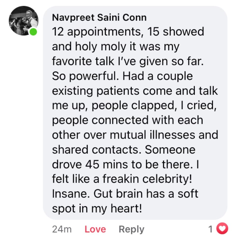 Dr. Navpreet Conn: 12 appointments, 15 showed
